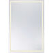 Beckett 48 X 32 inch Frost Mirror, Frontlit and Backlit