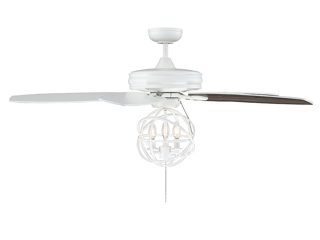 North LED White Fan Light kit