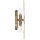 Bancroft Wall Sconce Wall Light in Noble Brass