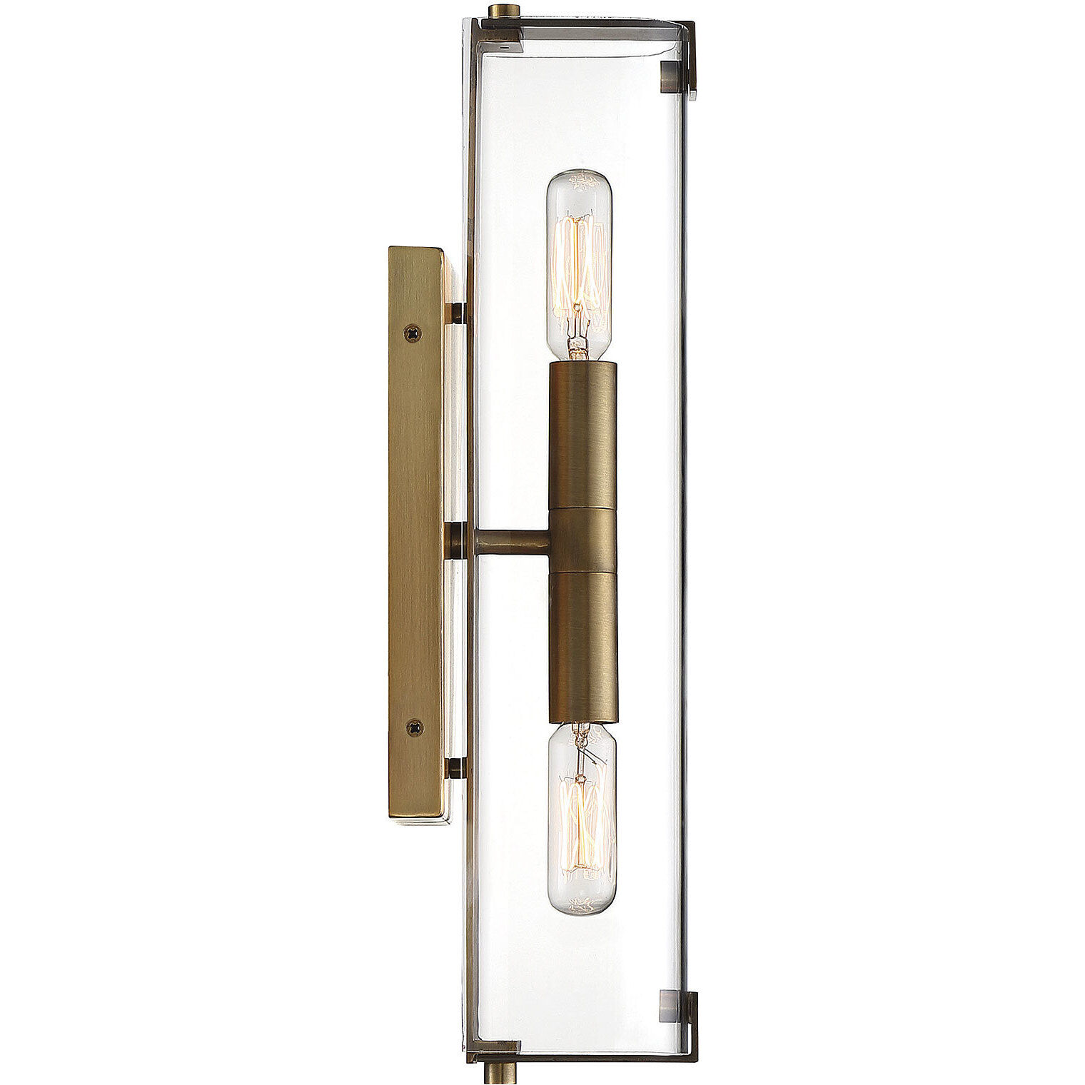 Winfield 2 Light 4.5 inch Warm Brass Wall Sconce Wall Light, Essentials