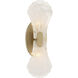 Bancroft Wall Sconce Wall Light in Noble Brass
