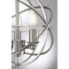North LED Satin Nickel Fan Light Kit