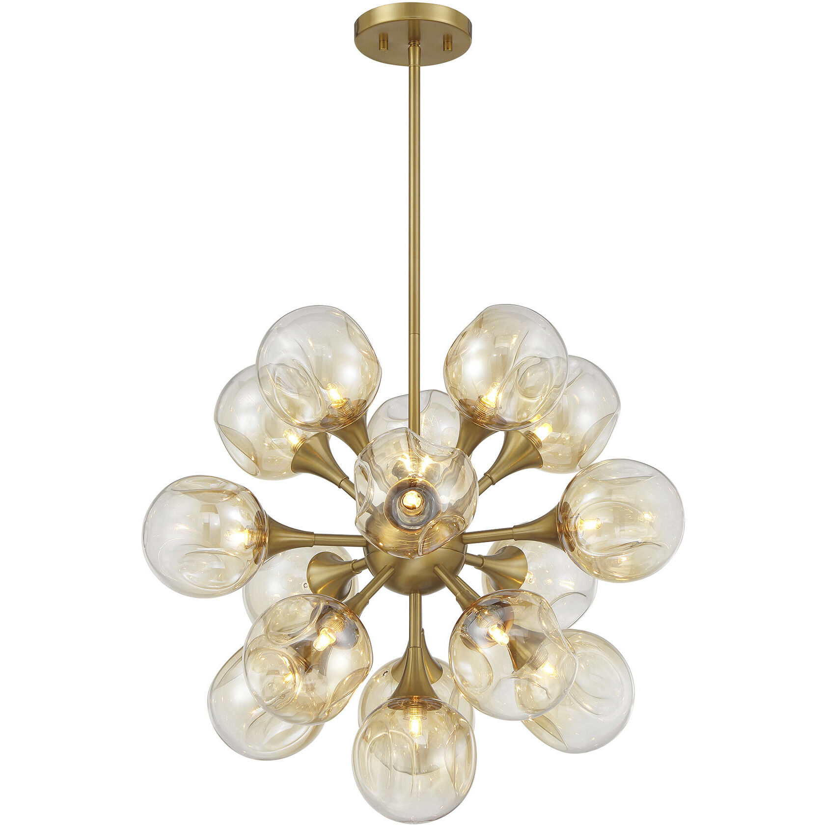 Matisse 16 Light 22 inch Warm Brass Chandelier Ceiling Light