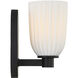 Baldwin 1 Light 4.5 inch Matte Black Wall Sconce Wall Light, Essentials
