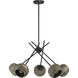 Jasper 5 Light 27.38 inch Matte Black Chandelier Ceiling Light