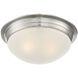 Stella 2 Light 13 inch Satin Nickel Flush Mount Ceiling Light, Essentials
