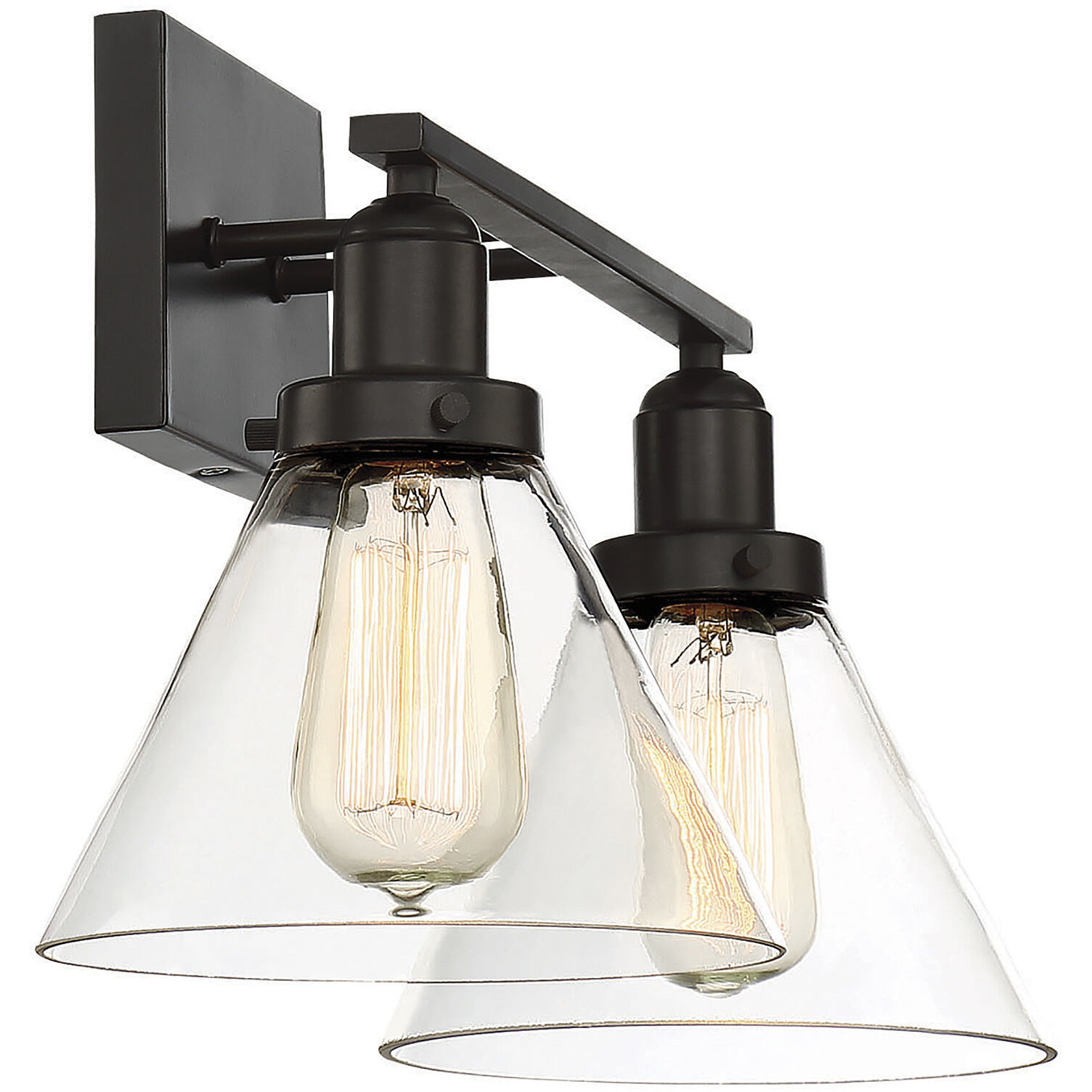 Drake 2 Light 17.75 inch English Bronze Bathroom Vanity Light Wall Light, Essentials