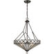 Emerald 4 Light 20 inch Oiled Burnished Bronze Pendant Ceiling Light in Oil Burnished Bronze