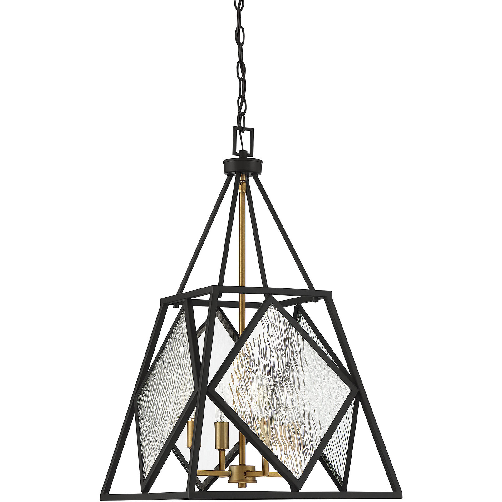 Capella 4 Light 16 inch English Bronze and Warm Brass Pendant Ceiling Light