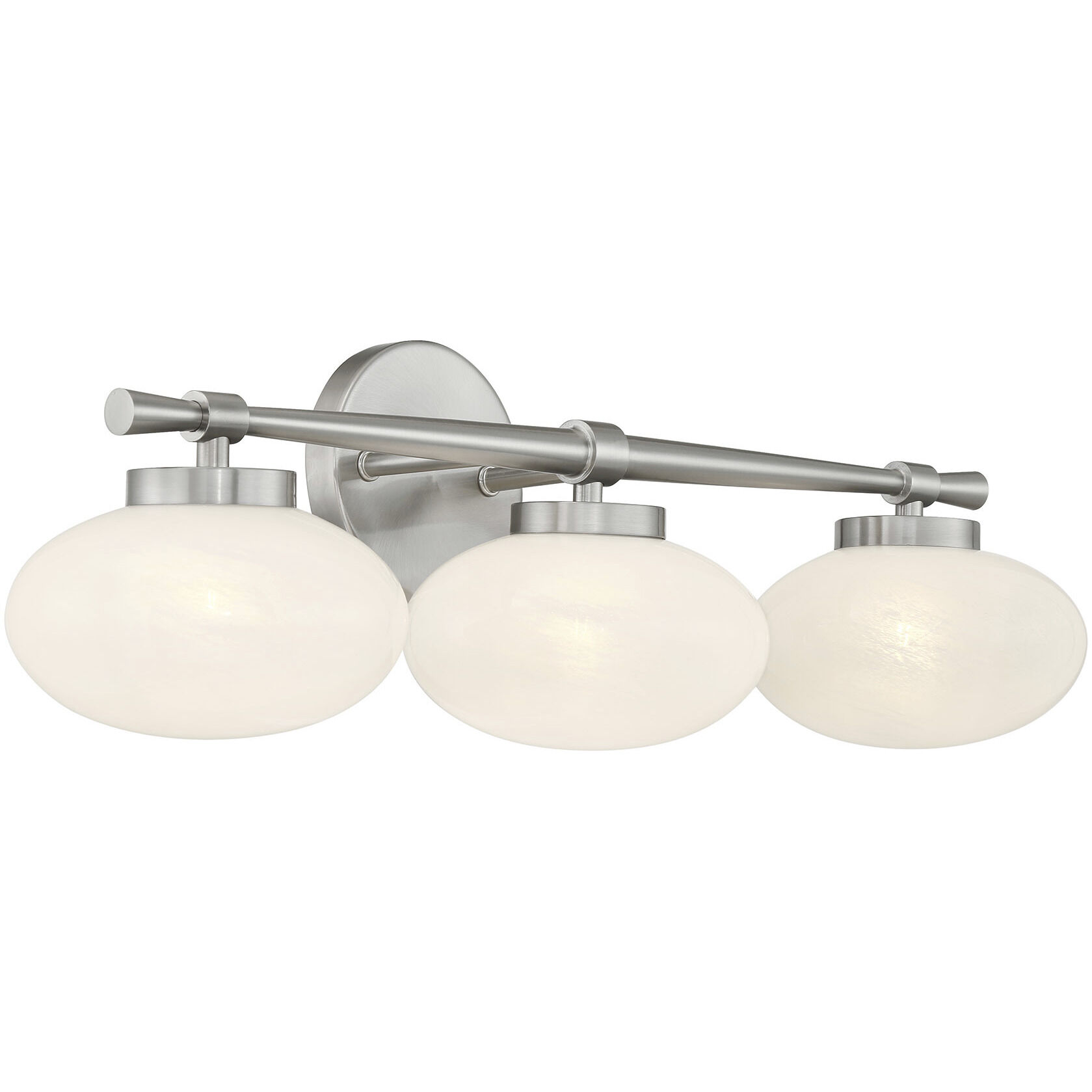 Barrow 3 Light 25 inch Satin Nickel Bathroom Vanity Light Wall Light