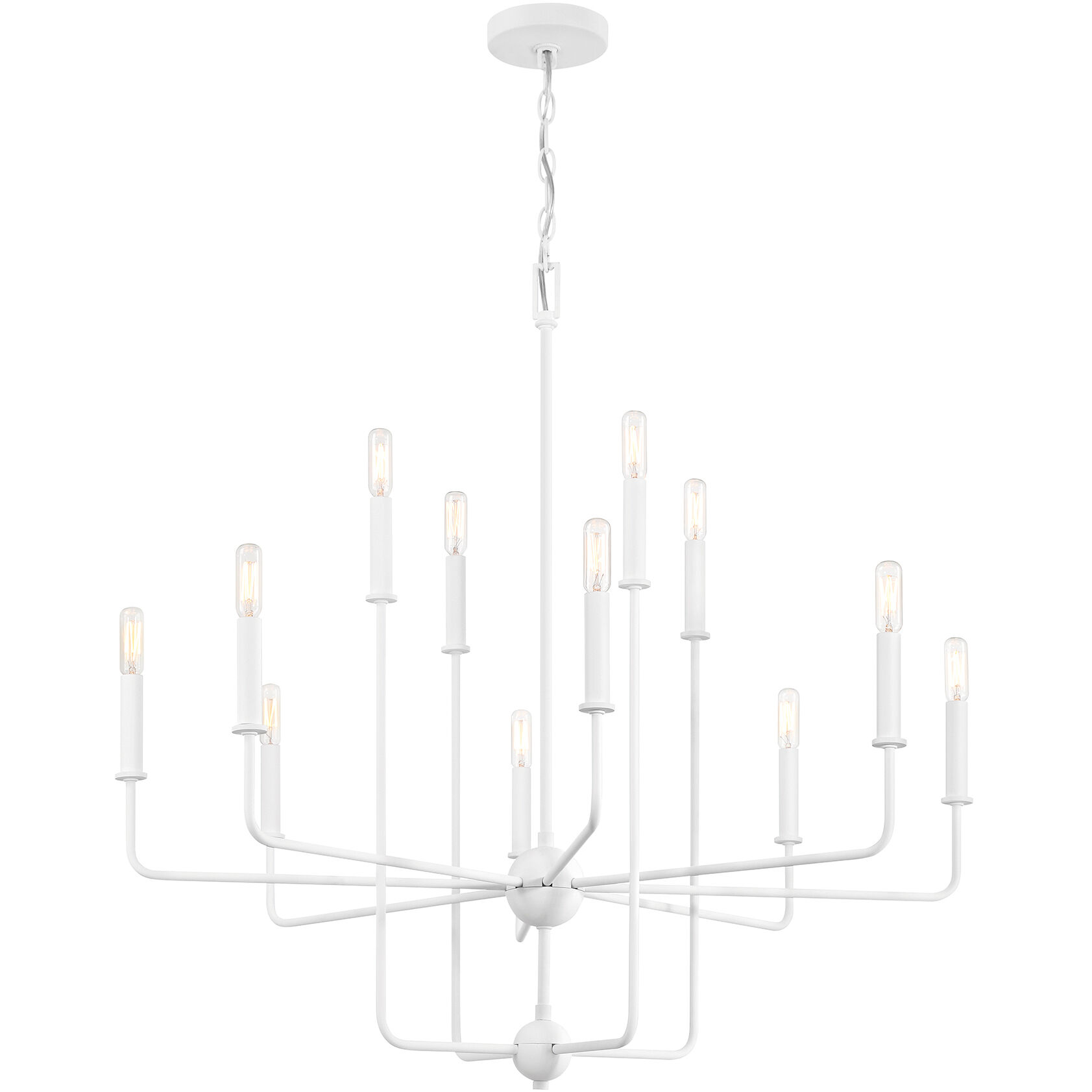 Avondale 12 Light 34 inch Bisque White Chandelier Ceiling Light, Essentials