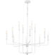 Avondale 12 Light 34 inch Bisque White Chandelier Ceiling Light, Essentials