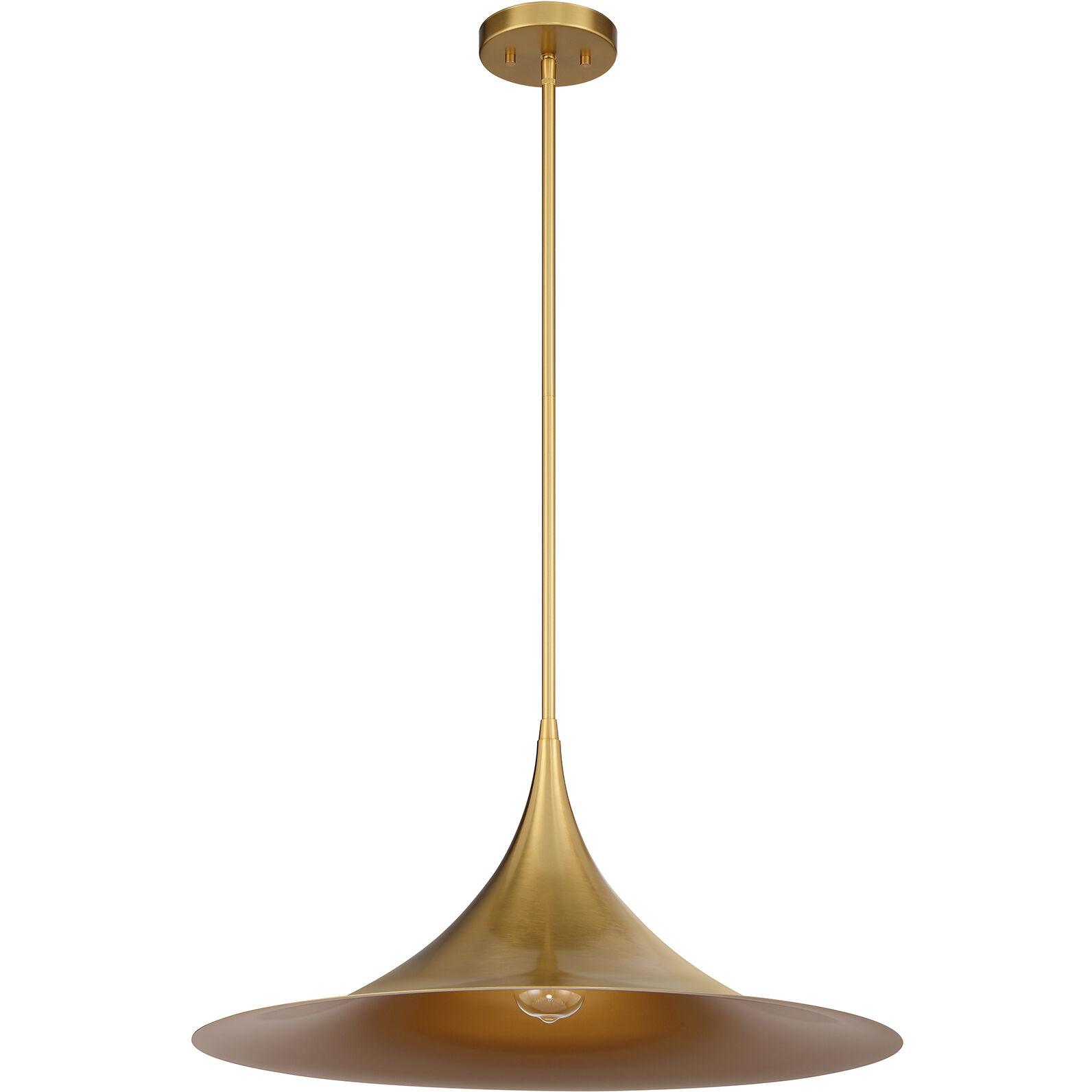 Bowdin 1 Light 24 inch Warm Brass Pendant Ceiling Light
