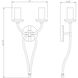 Elba 2 Light 12 inch Oiled Copper Sconce Wall Light