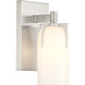 Caldwell 1 Light 4.75 inch Satin Nickel Bathroom Vanity Light Wall Light