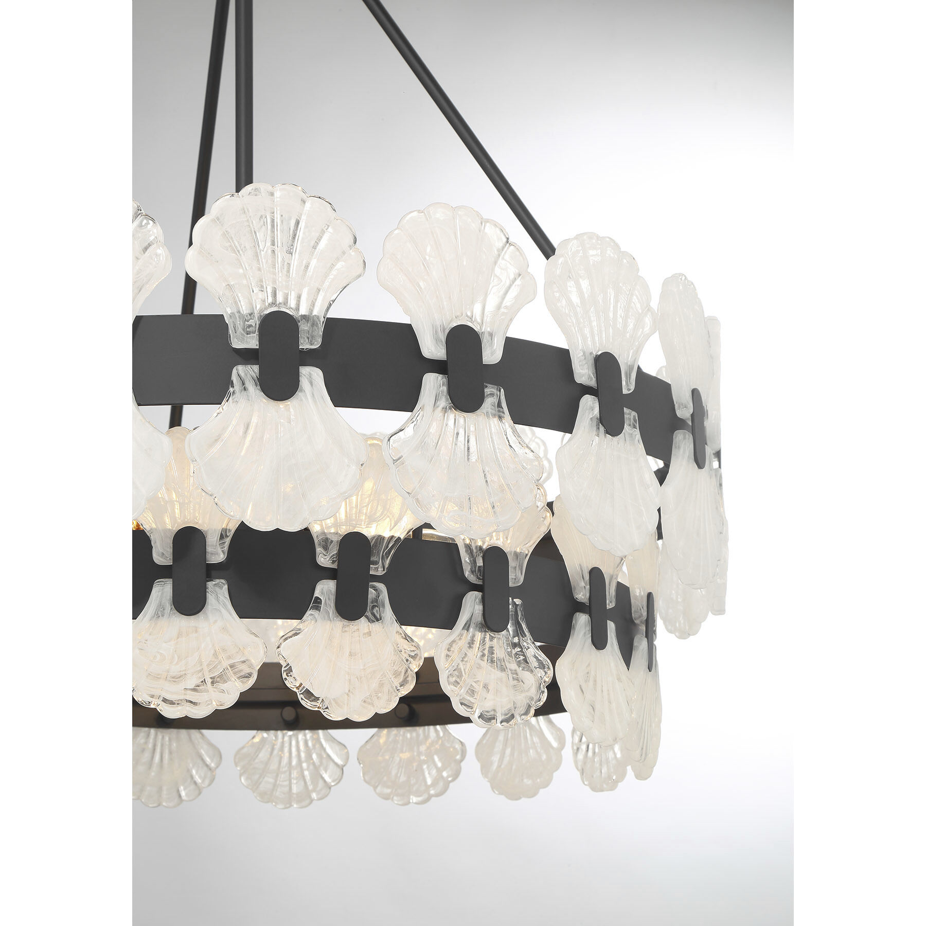 Bancroft 5 Light 24 inch Matte Black Chandelier Ceiling Light