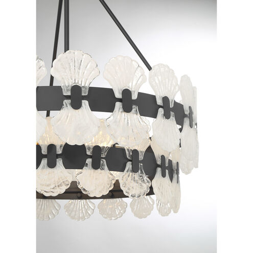 Bancroft 5 Light 24 inch Matte Black Chandelier Ceiling Light