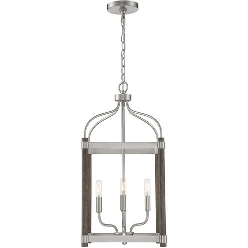 Eagen 4 Light 13 inch Graywood with Pewter Accents Pendant Ceiling Light