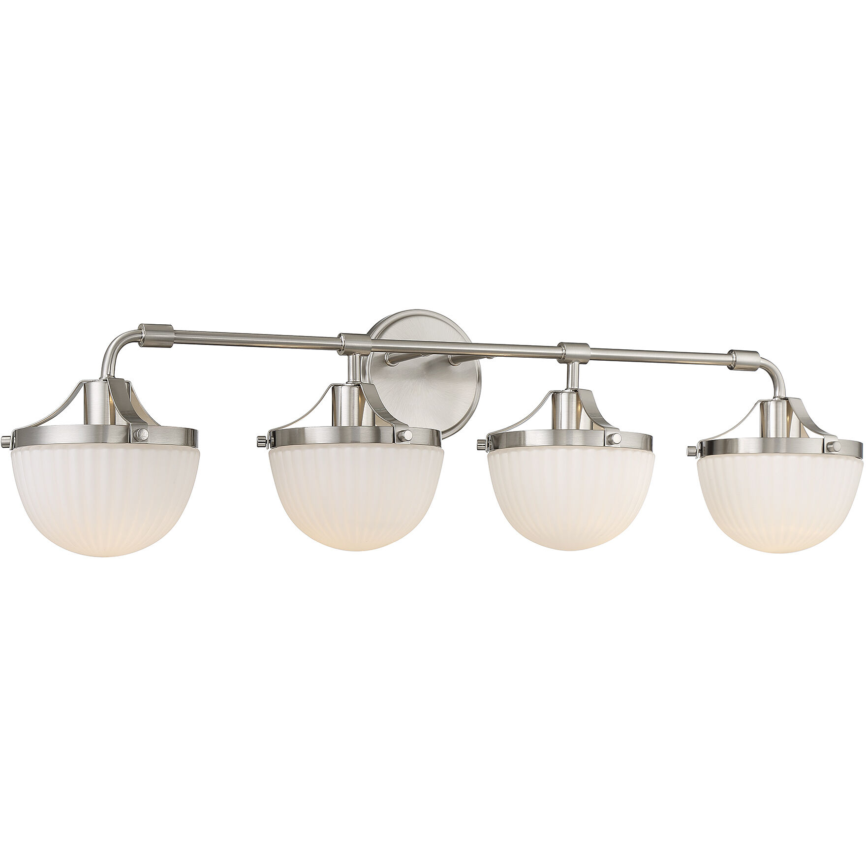 Meredith 4 Light 33 inch Satin Nickel Bathroom Vanity Light Wall Light