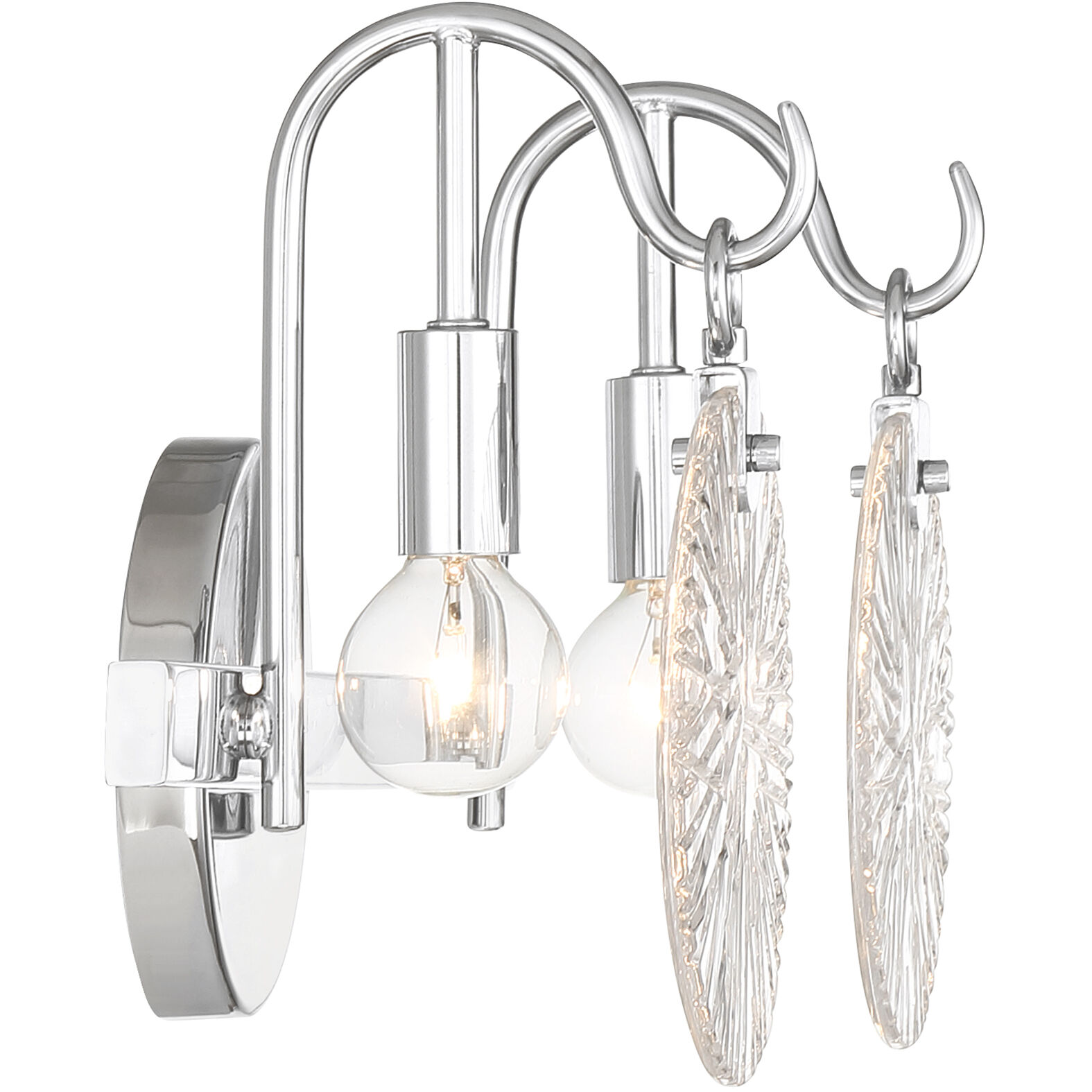 Addison 2 Light 16 inch Polished Chrome Bathroom Vanity Light Wall Light