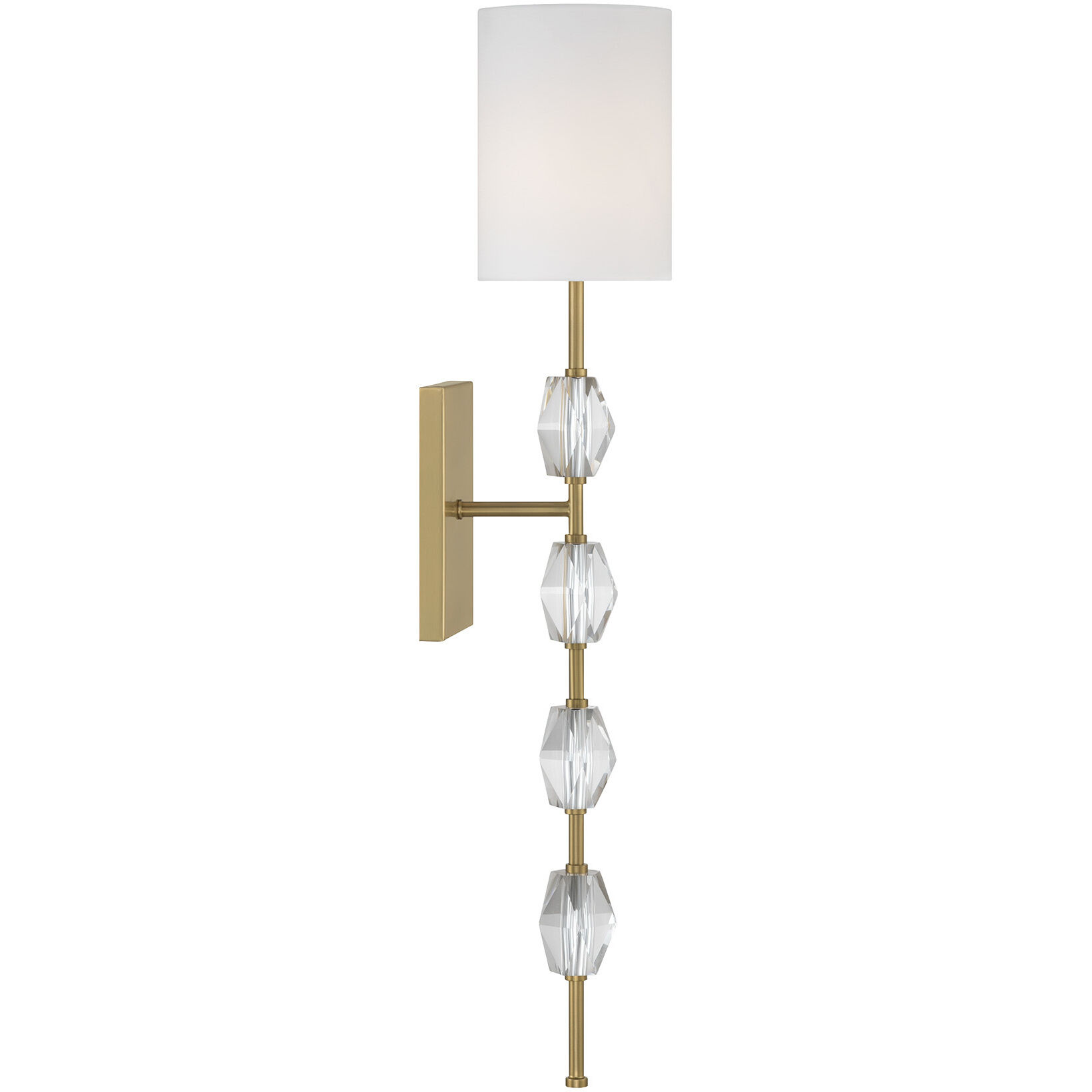 Sebring 1 Light 6 inch Warm Brass Wall Sconce Wall Light