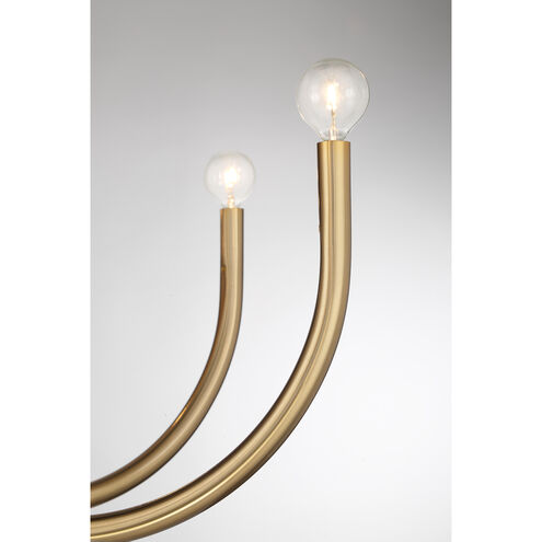 Sorrento 8 Light 34 inch Noble Brass Chandelier Ceiling Light, Essentials