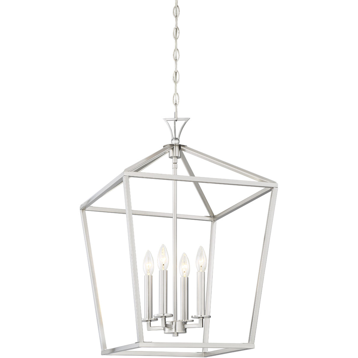 Townsend 4 Light 17 inch Satin Nickel Pendant Ceiling Light, Essentials