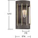 Leland 1 Light 5 inch Artisan Rust Sconce Wall Light