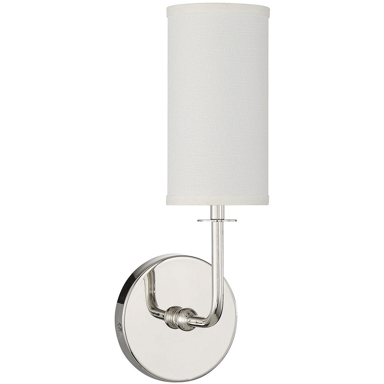 Powell 1 Light 5 inch Polished Nickel Wall Sconce Wall Light, Essentials