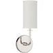 Powell 1 Light 5 inch Polished Nickel Wall Sconce Wall Light, Essentials