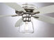 Mclean LED Satin Nickel Fan Light Kit