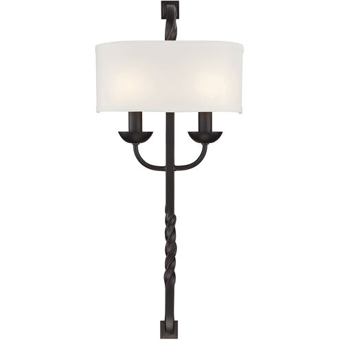 Oberon 2 Light 11 inch Slate ADA Wall Sconce Wall Light