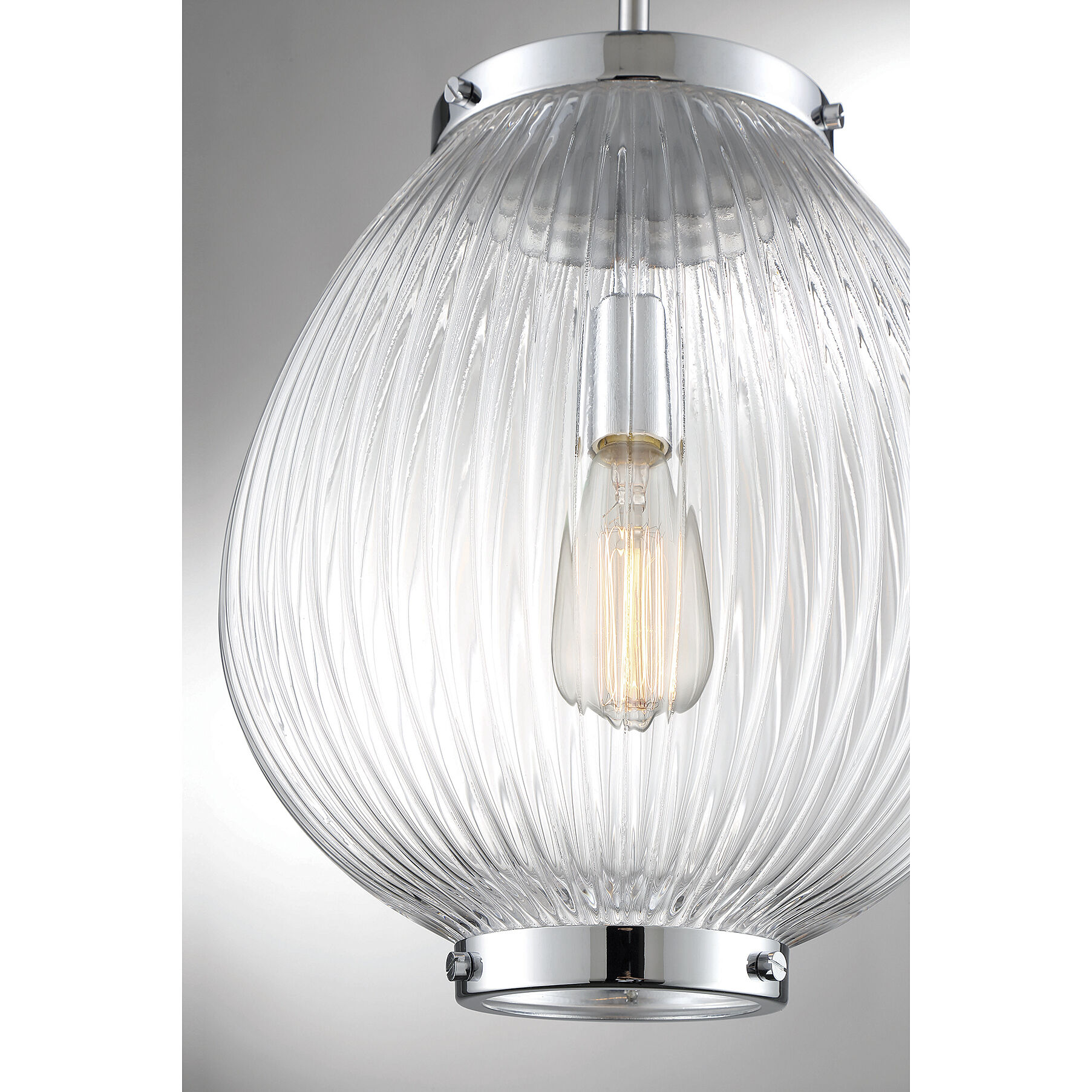 Welles 1 Light 12 inch Polished Chrome Pendant Ceiling Light, Essentials