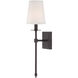 Monroe 1 Light 5 inch Classic Bronze Wall Sconce Wall Light, Essentials