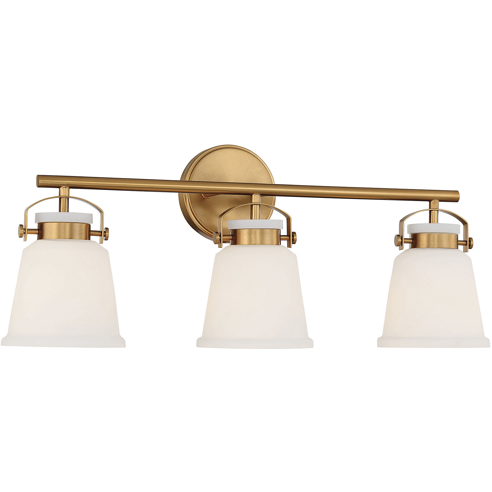 Kaden 3 Light 26 inch Warm Brass Bathroom Vanity Light Wall Light, Essentials