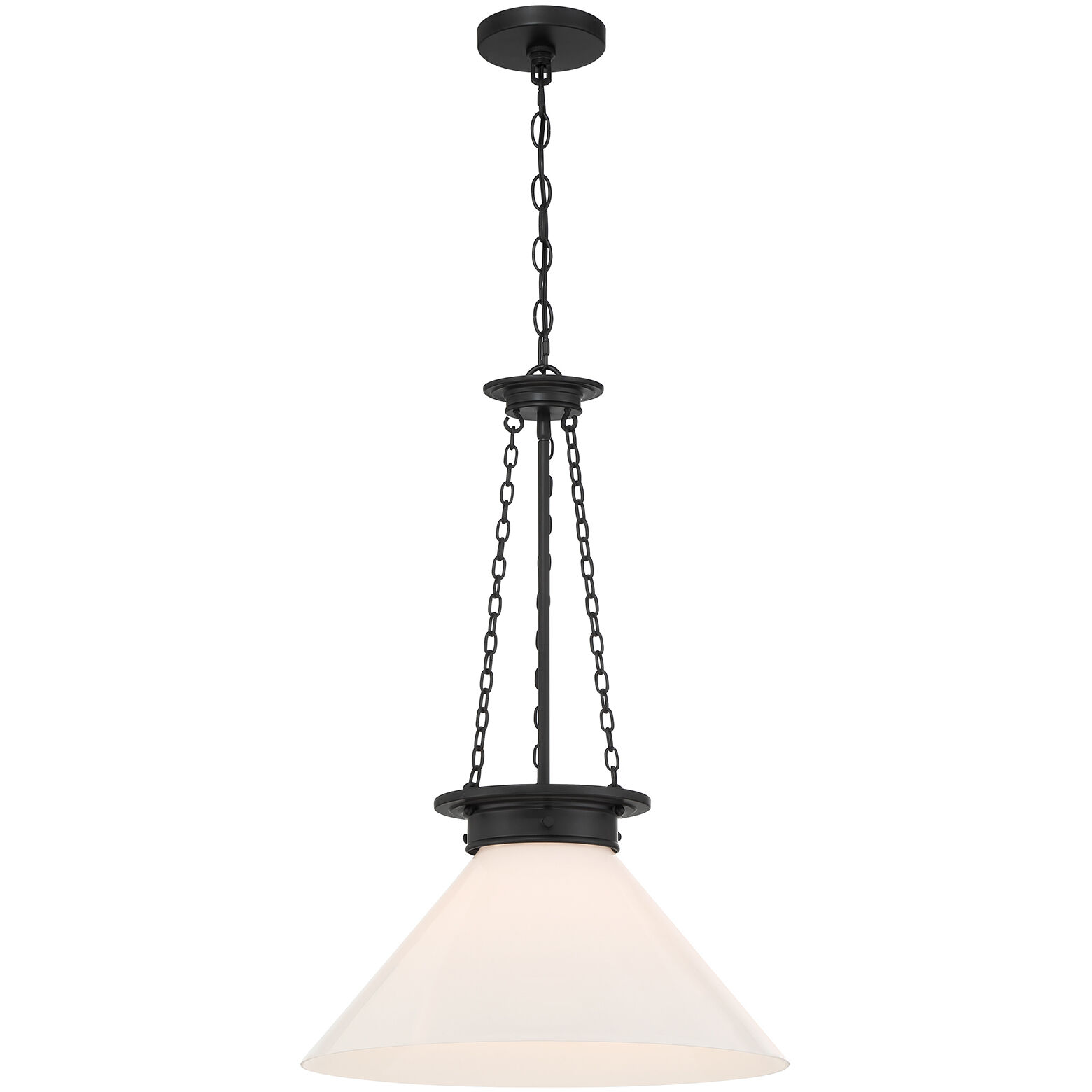 Myers 1 Light 18 inch Matte Black Pendant Ceiling Light