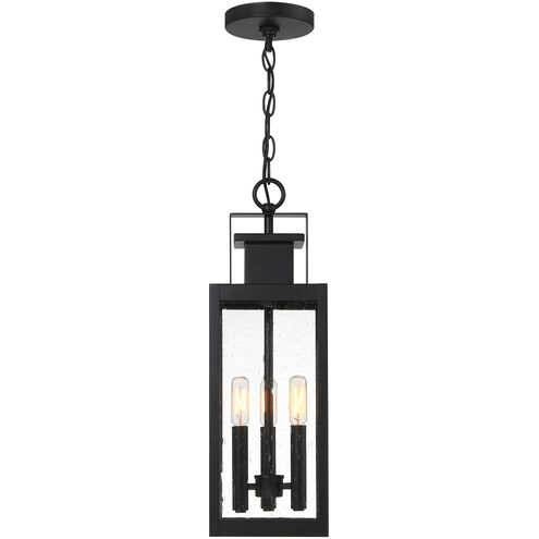 Ascott 3 Light 6.5 inch Black Outdoor Hanging Lantern