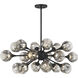 Matisse 18 Light 20.5 inch Matte Black Chandelier Ceiling Light
