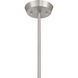 Norwich 1 Light 18 inch Satin Nickel Covertible SemiFlush Ceiling Light