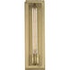 Clifton 1 Light 4.5 inch Warm Brass Wall Sconce Wall Light, Essentials