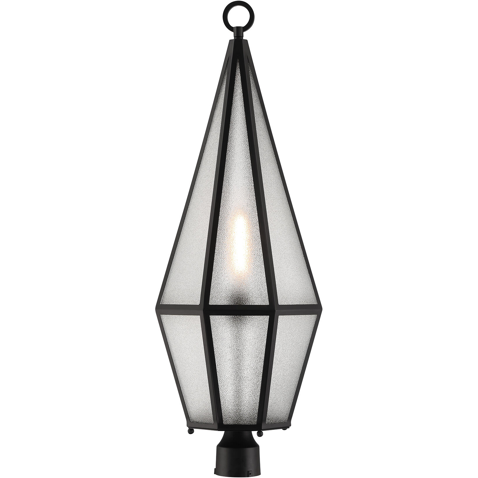 Peninsula 1 Light 36 inch Black Outdoor Post Lantern
