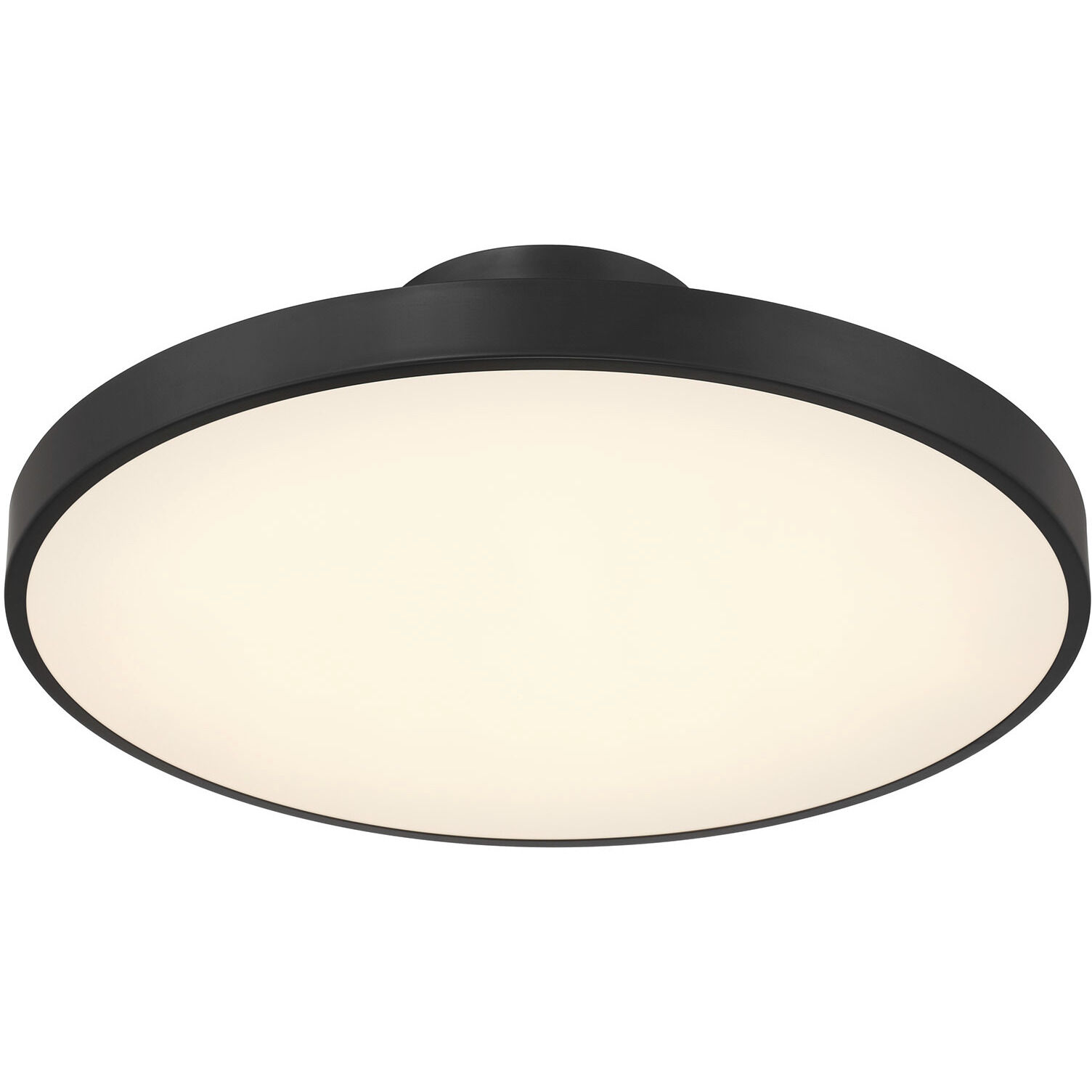 Thayer LED 20 inch Matte Black Semi-Flush Ceiling Light