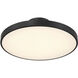 Thayer LED 20 inch Matte Black Semi-Flush Ceiling Light