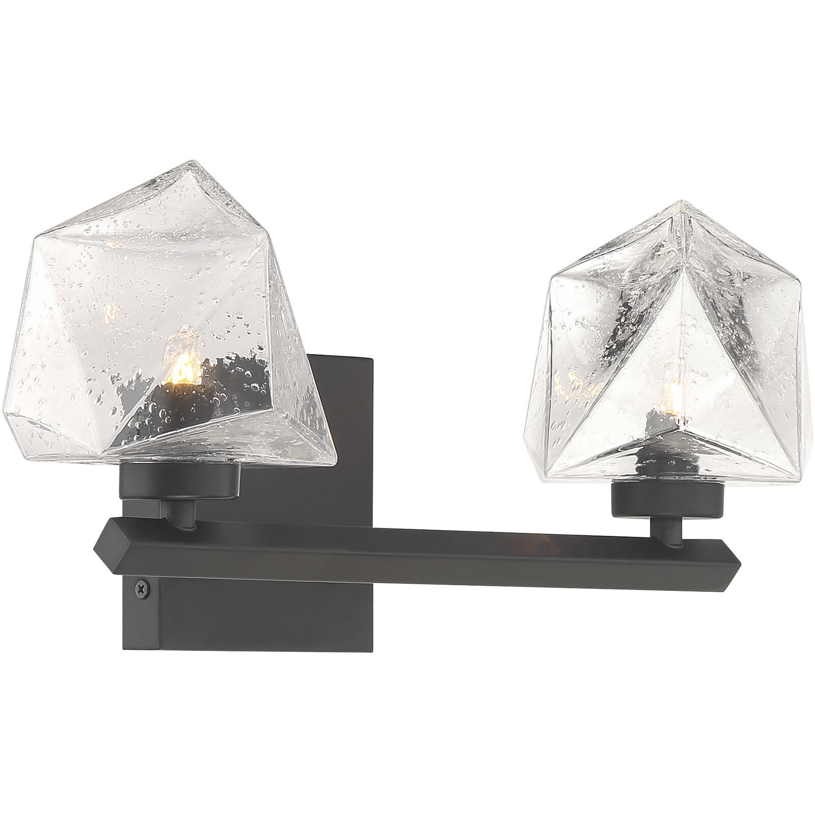 Castello LED 15 inch Matte Black Bathroom Vanity Light Wall Light