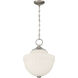 Montrose 1 Light 14 inch Satin Nickel Pendant Ceiling Light