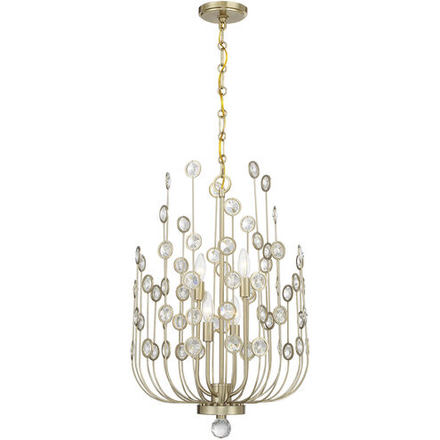 Irina 4 Light 18 inch Noble Brass Chandelier Ceiling Light
