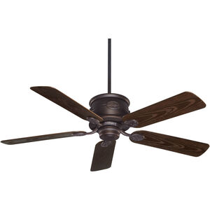 Capri 52 inch English Bronze with Chestnut Blades Outdoor Ceiling Fan