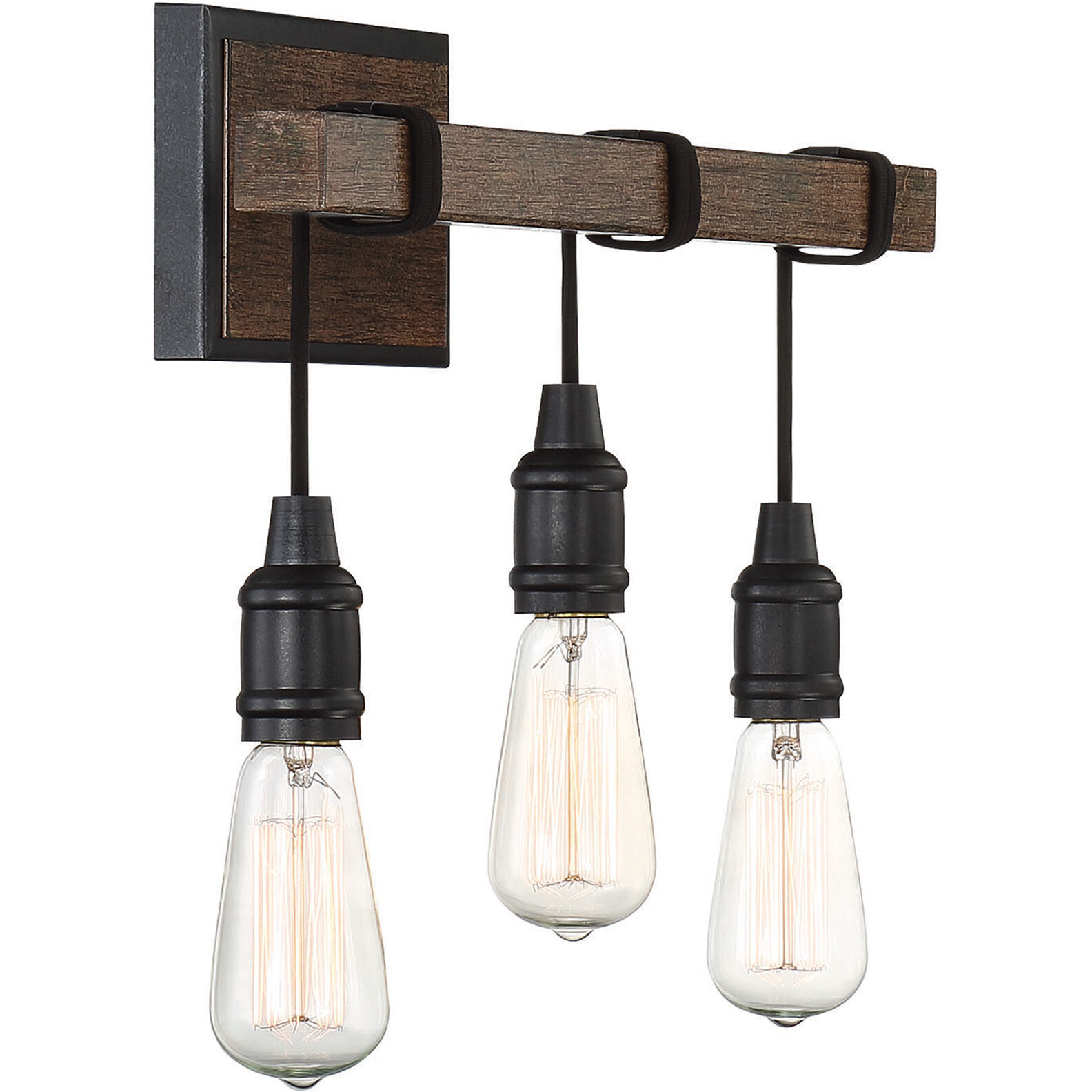 Burgess 3 Light 20 inch Durango Bathroom Vanity Light Wall Light