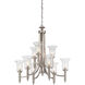 Trudy 9 Light 28 inch English Bronze Chandelier Ceiling Light
