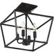 Townsend 4 Light 13 inch Classic Bronze Semi-Flush Ceiling Light, Essentials